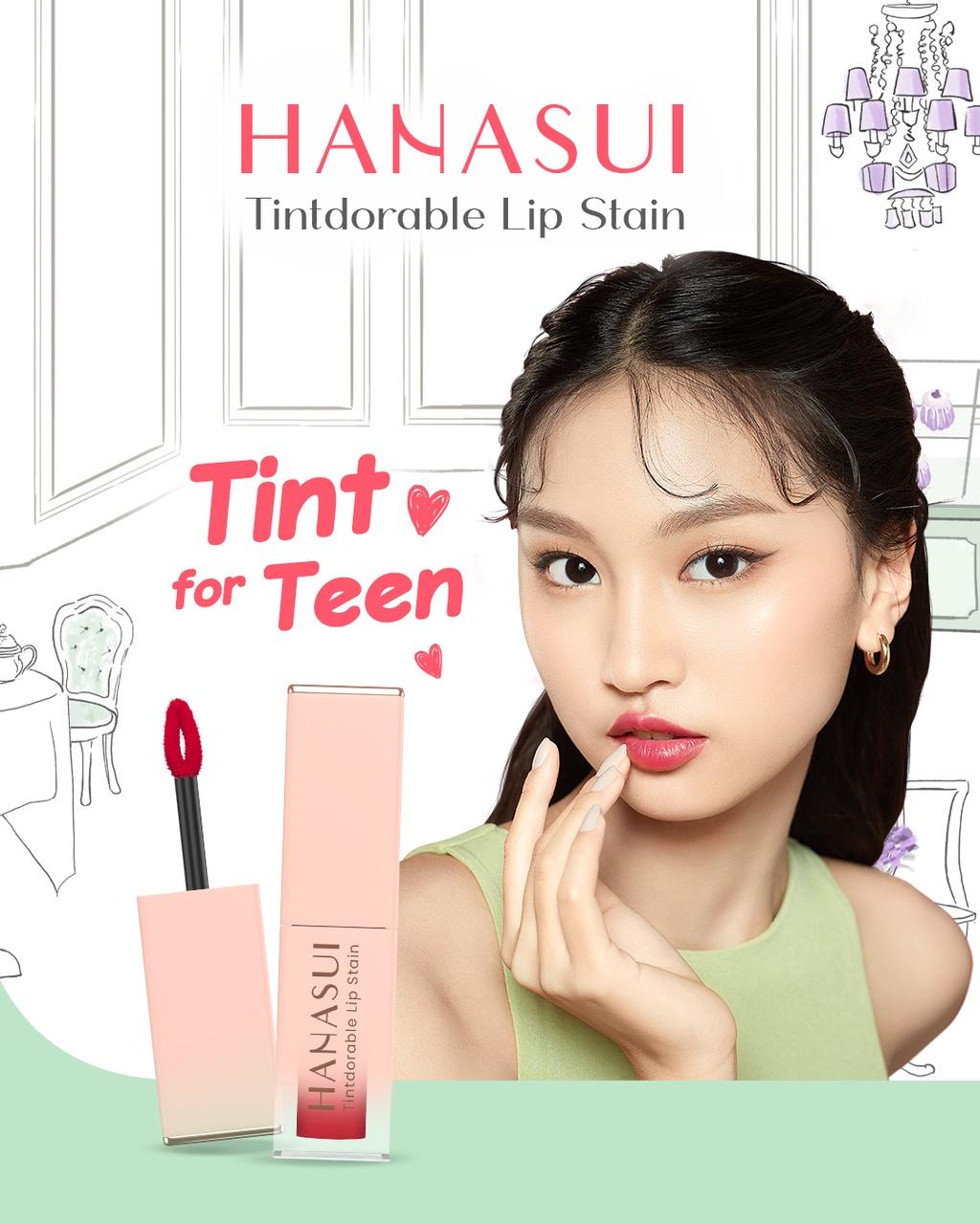 Hanasui Tintdorable Lip Stain - Lip Tint Gloss Liquid Liptint Lipstick Bibir Lipstik Lipcream lip tint Lasting Waterproof Hanasui Tintdorable Lip Stain - Lip Tint Gloss Liquid Liptint Lipstick Bibir Lipstik Lipcream lip tint Lasting Waterproof