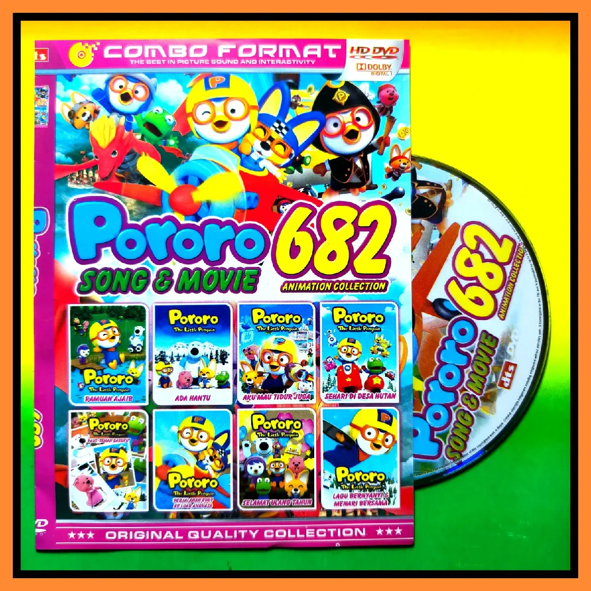 KASET FILM KARTUN ANAK KOLEKSI PORORO VOLUME 682 TERBARU BAHASA INDONESIA.