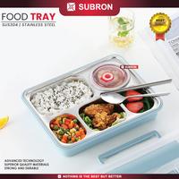 Gambar SUBRON SUS 304 Food Tray Lunch Box kotak bekal Catering 5 Sekat Wadah Mangkuk Sayur Dengan Sendok Garpu Stainless kotak bekal jepang Makan Plastik - LUNCH BOX PINK dari SUBRON KITCHENWARE Kab. Bandung 3 Tokopedia