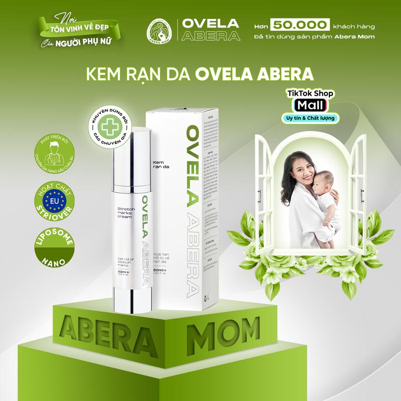 Kem rạn da Ovela Abera - Ngừa rạn mới, giảm rạn cũ, dưỡng ẩm, giảm nhăn, săn chắc da - A ABERA Skincare