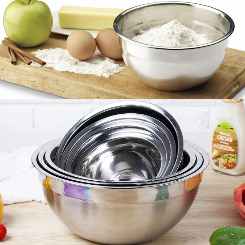 Product Introduction of Kitchen Mixing Bowl with Lid Set, 27pcs/set Baking Sets, Including Nesting Bowls, Measuring Cups & Spoons, Egg Beater, Brush & Scraper, Kitchen Sets, Kitchen Gadgets 3