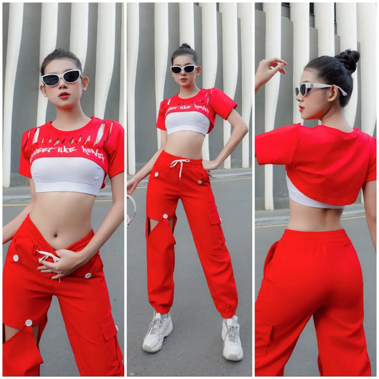 Quần Hở Đùi tập Zumba,Gym, Yoga, Aerobic, Shuffle Dance, thể dục nữ Sport