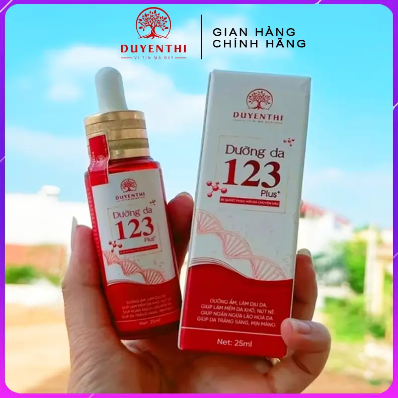 Dưỡng Da 123 Plus Duyên Thị Bách Y Sâm - Giúp Căng Bóng Và Phục Hồi Da Serum Skincare