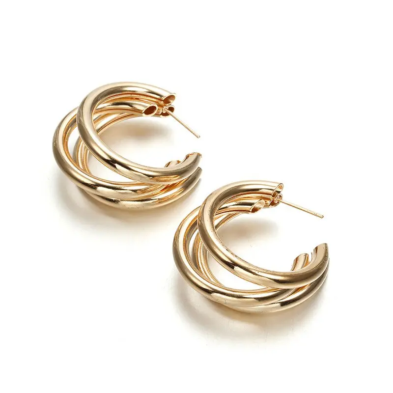 Minzo Anting Wanita Korea Giwang Aksesoris Perhiasan Imitasi Earrings Gaya Vintage Bohemian 3