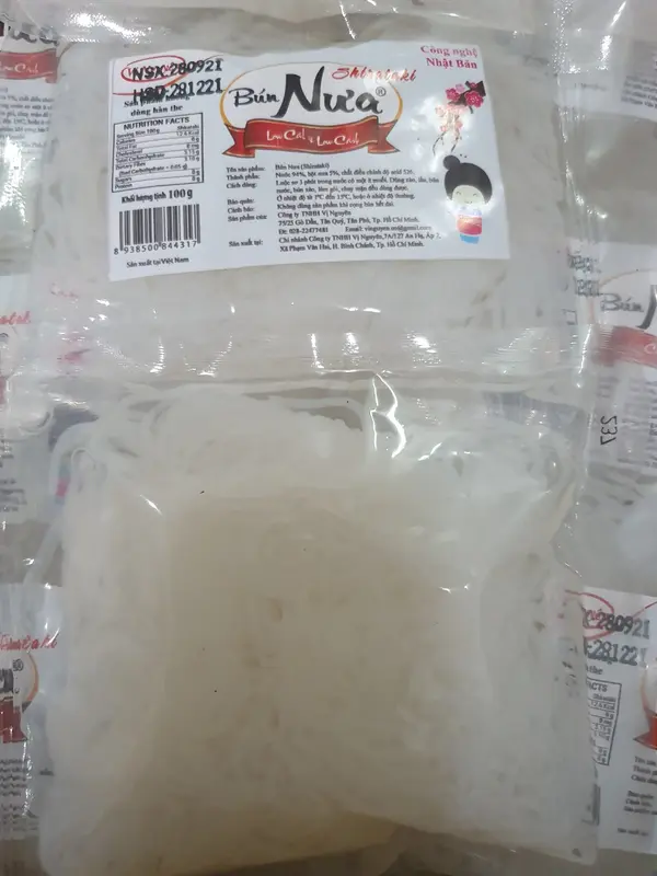 Combo 5 gói Bún Nưa Cuộn Keto Das Vị Nguyên 100g - Gói nhỏ dễ sử dụng 6