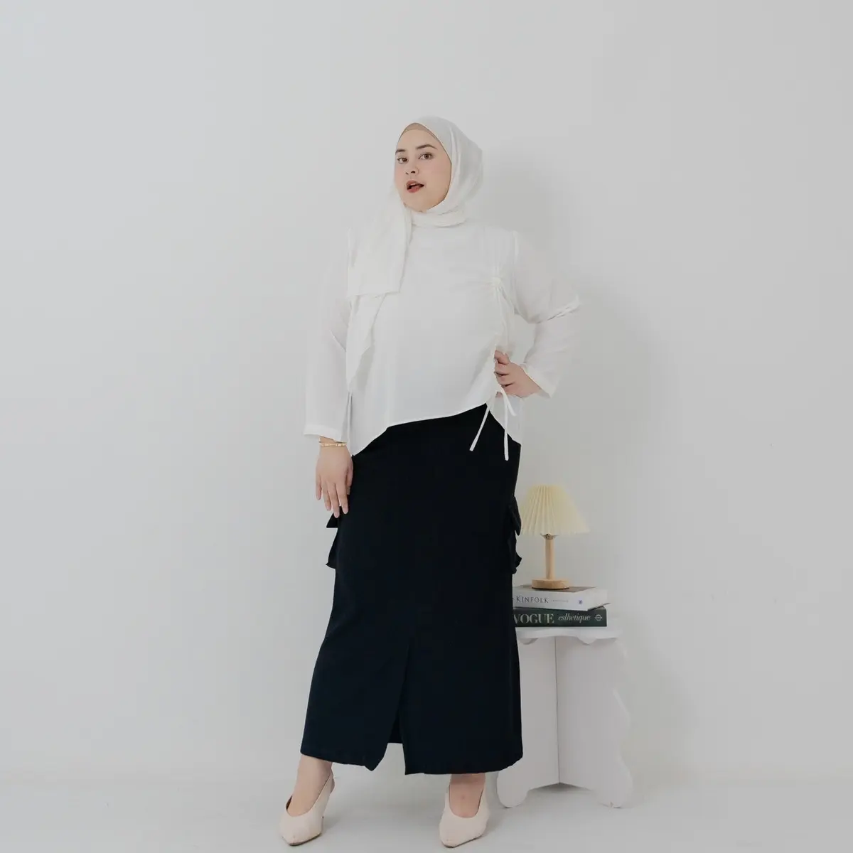 MECCA CARGO SKIRT || SKIRT BIGSIZE || CARGO JUMBO