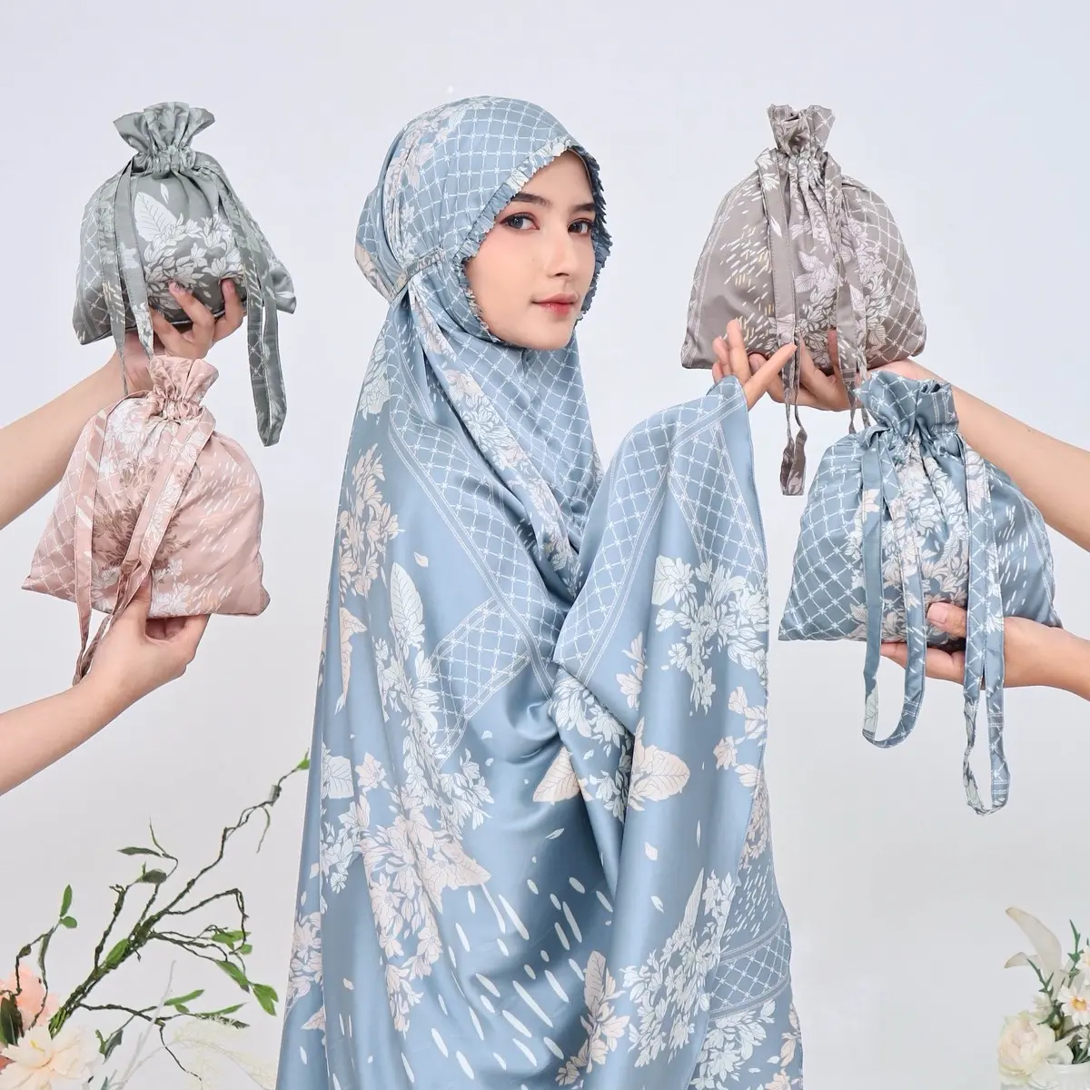 Free Tasbih - Mukena Super Silk Motif by Fahijablove
