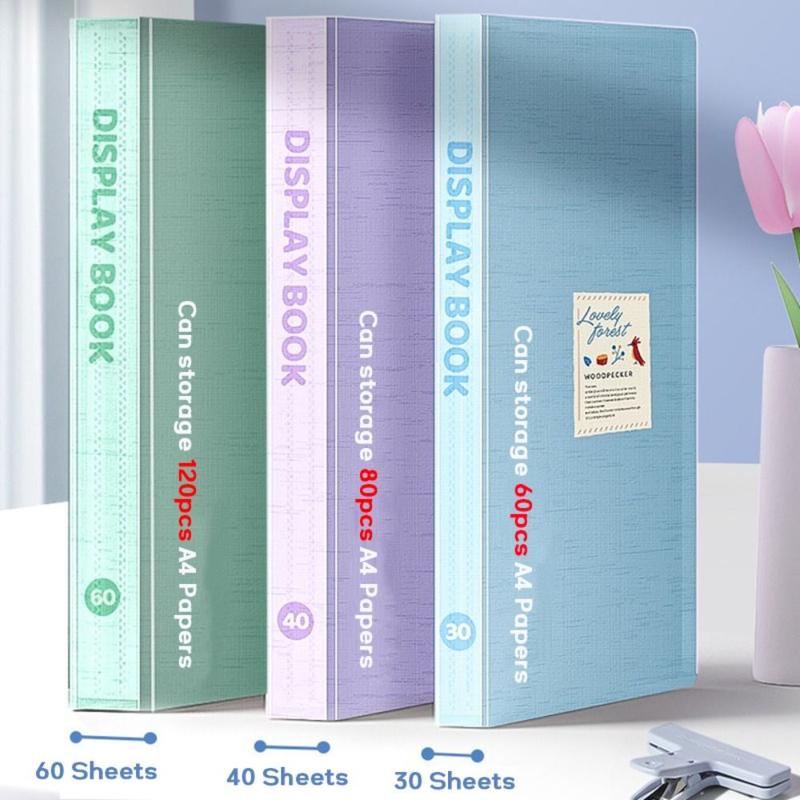 Product Introduction of Multifunctional PP A4 File Folder 30/40/60 Pages Thickened Archives Bag Large Capacity Test Paper Storage Organizer Student Gift 18