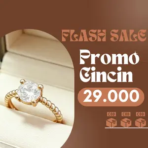 Cincin Adjustable Titanium Anti Karat & Anti Luntur