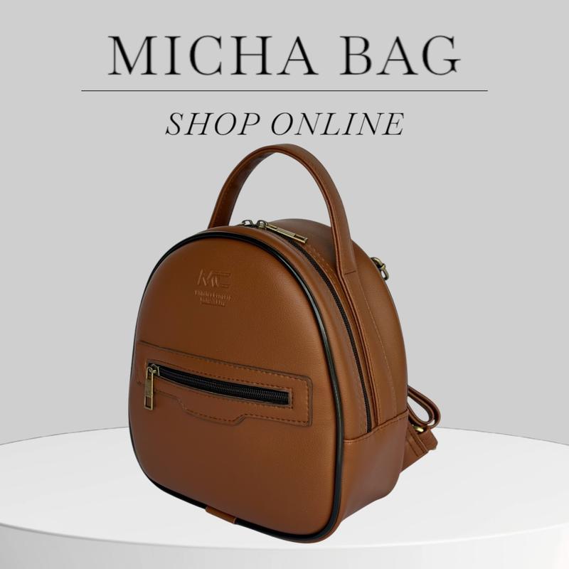 Product Introduction of TA VINHBANHBO Balo mini da PU cao cấp TT107 Trơn Backpack Đeo Vai 9