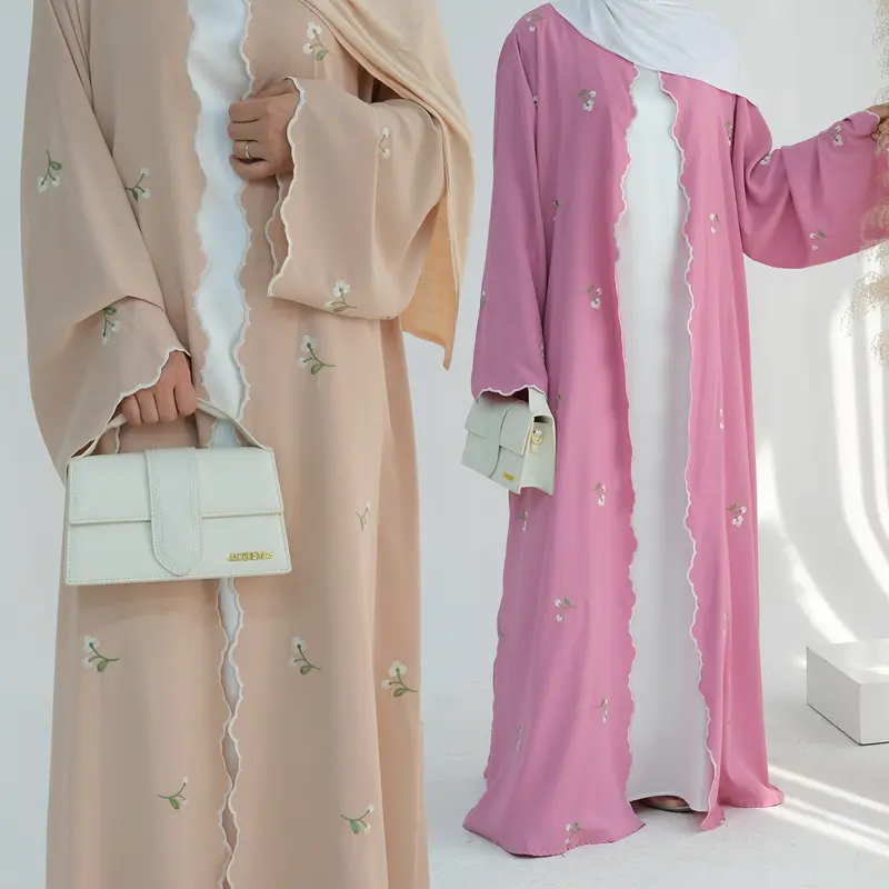 Áo Cardigan Ren Thêu Hoa, Phong Cách Thanh Lịch, Dubai Loriya, Trung Đông Và Thổ Nhĩ Kỳ, LR881 3