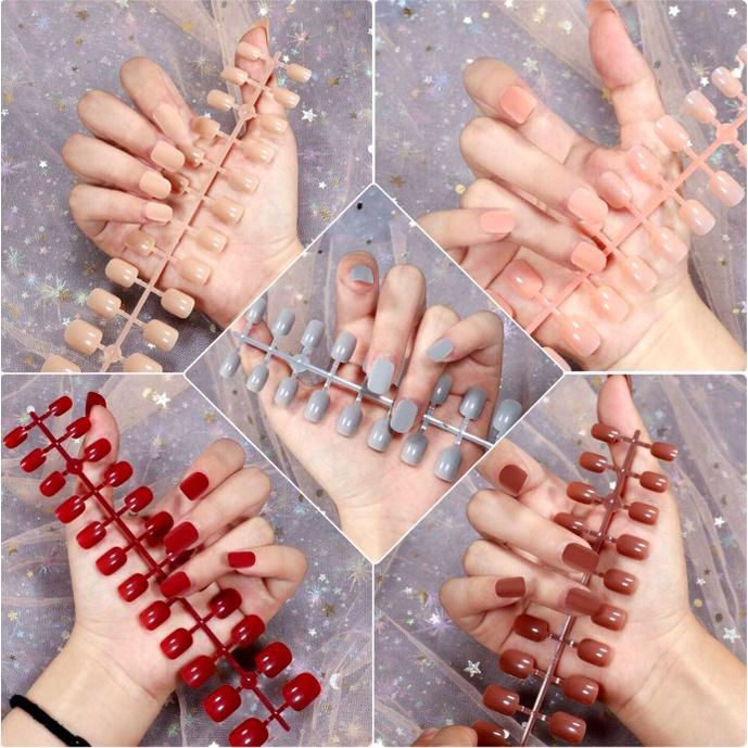 Product Introduction of Mang Móng Tay, Nhà Sản Xuất Cung Cấp Múa Ba Lê Ngắn, Miếng Dán Móng Tay Mịn, Ngón Tay Giả 24 Dải, Dụng Cụ Làm Móng, Tấm Làm Móng 18