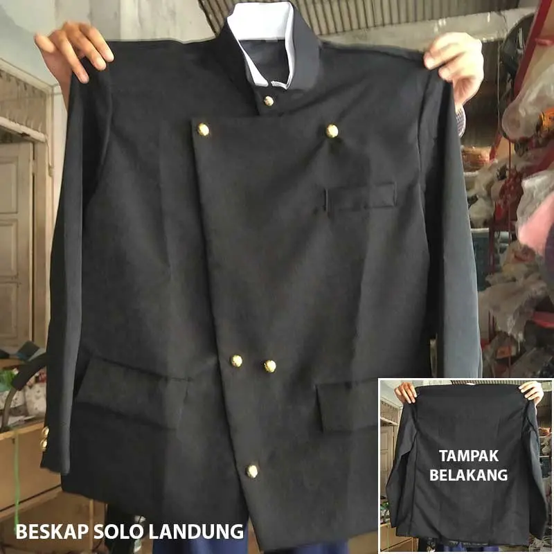 Beskap Solo Landung (BELAKANG Lurus) 0
