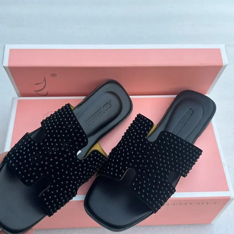 Dép Lê nữ đính đá phong cách sang- xịn - mịn 3