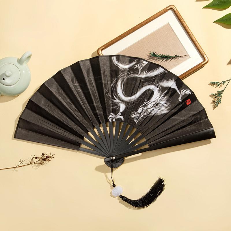 Product Introduction of Quạt Gấp, Phong Cách Trung Quốc Và Nhật Bản Mới, Chuôi Gỗ, Quạt Khiêu Vũ Cổ Điển Tua Rua Thanh Lịch, Quạt Nữ, Quà Tặng Thủ Công Nghệ Thuật Tiệc Tùng, Bộ Trang Trí Nhà Cửa 14