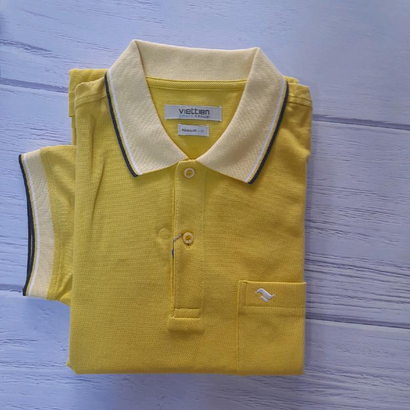 Áo thun việt tiến fom regular chất liệu cotton( vải cá sấu)  nhiều màu.. 4