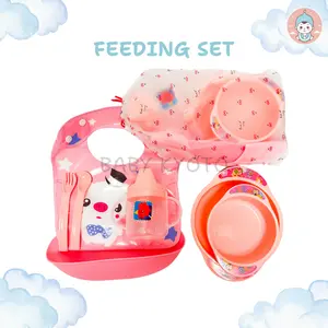 BK 6in1 Baby Gift Bag Feeding Set Paket Perlengkapan Makan Bayi Baru Lahir Newborn Mpasi