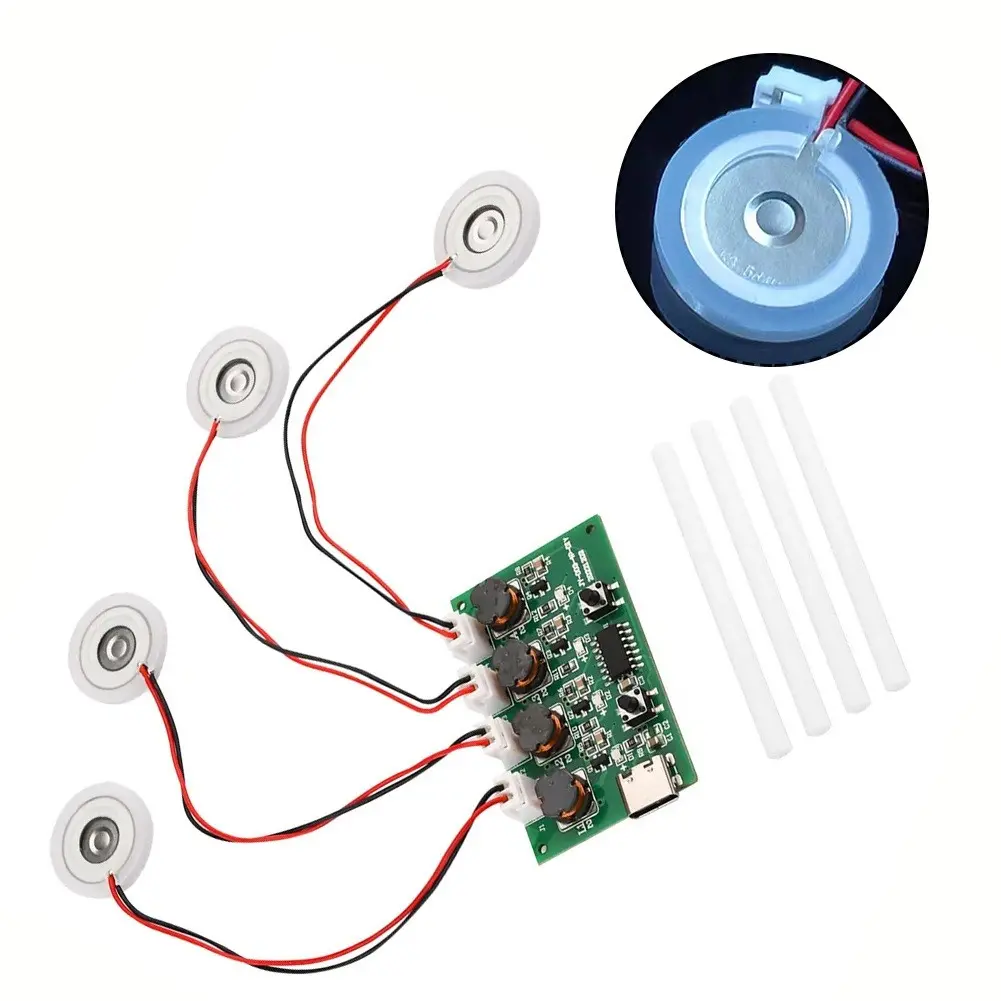 Bộ máy tạo độ ẩm, 5V DIY, Bộ phận điều khiển mô-đun máy tạo sương mù, Bảng mạch, Máy phun sương