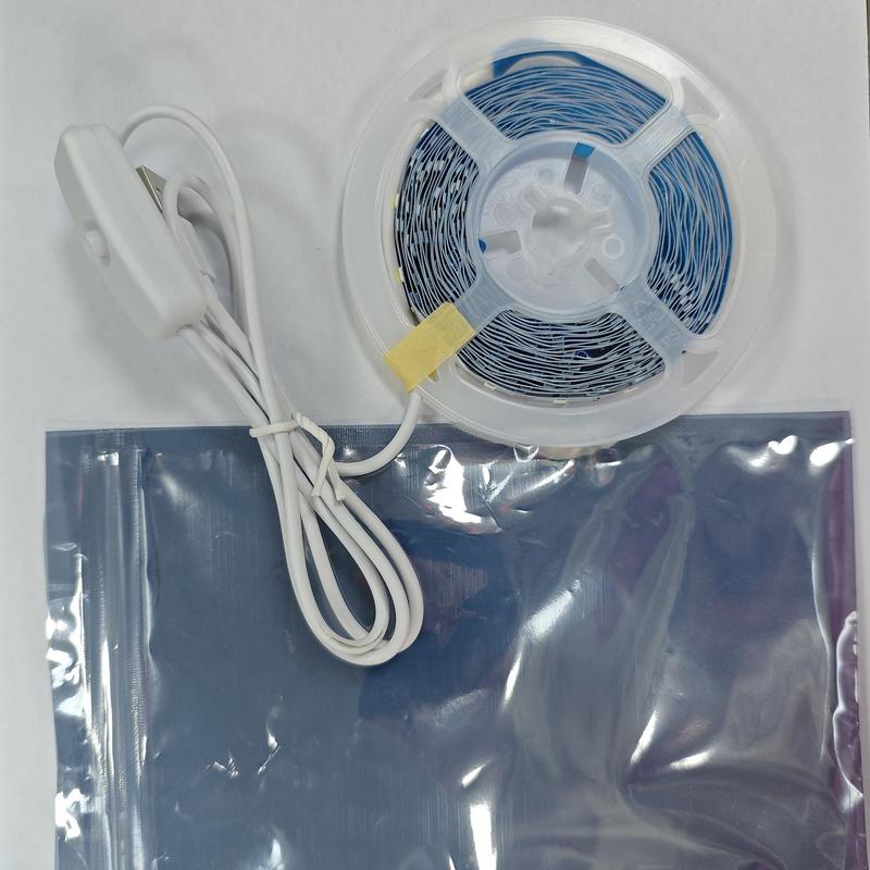 USB Powered LED Strip Light, 5V Strip Rope Light, Flexible Cuttable LED Strip Light for Bedroom Kitchen Cabinet Wardrobe TV Party Decor 5