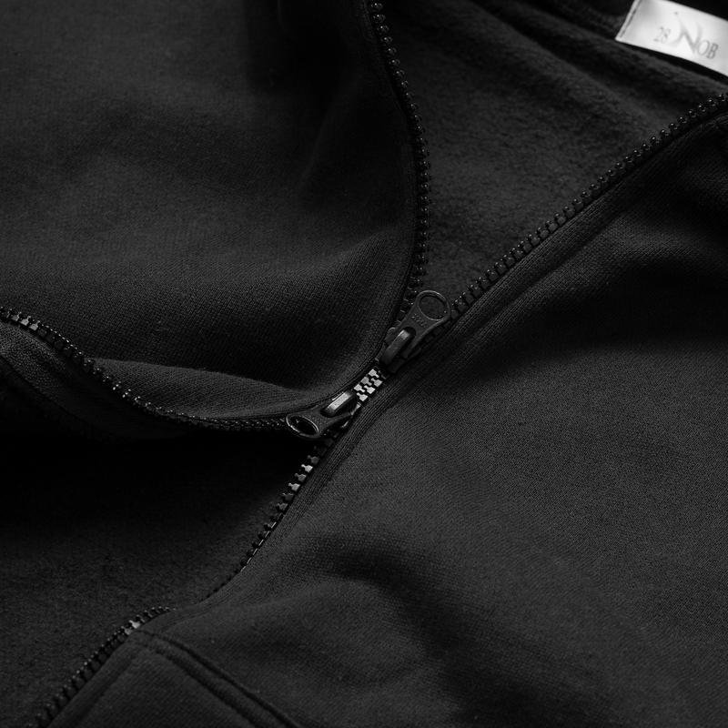 Áo    Mũ Drip  Chống Nắng Fullface Khóa    28NOB - Nỉ Bông Hàn Cotton Mềm Mại - Menswear   áo khoác áo  khoác khoá aokhoac nam hoodie boxy zip 5