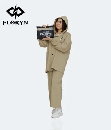JAS HUJAN, RAINCOAT Terbaik Pria Wanita BY FLORYN Original PVC Anti Rembes 1