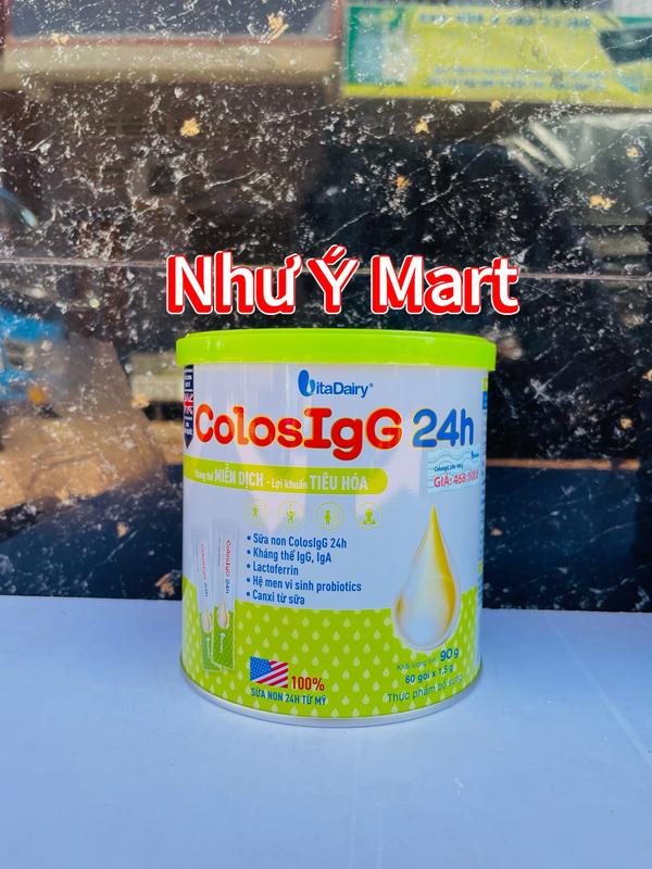Nhuymart- Sữa non ColosIgG 24h của Vitadairy hộp 90g (60 gói)