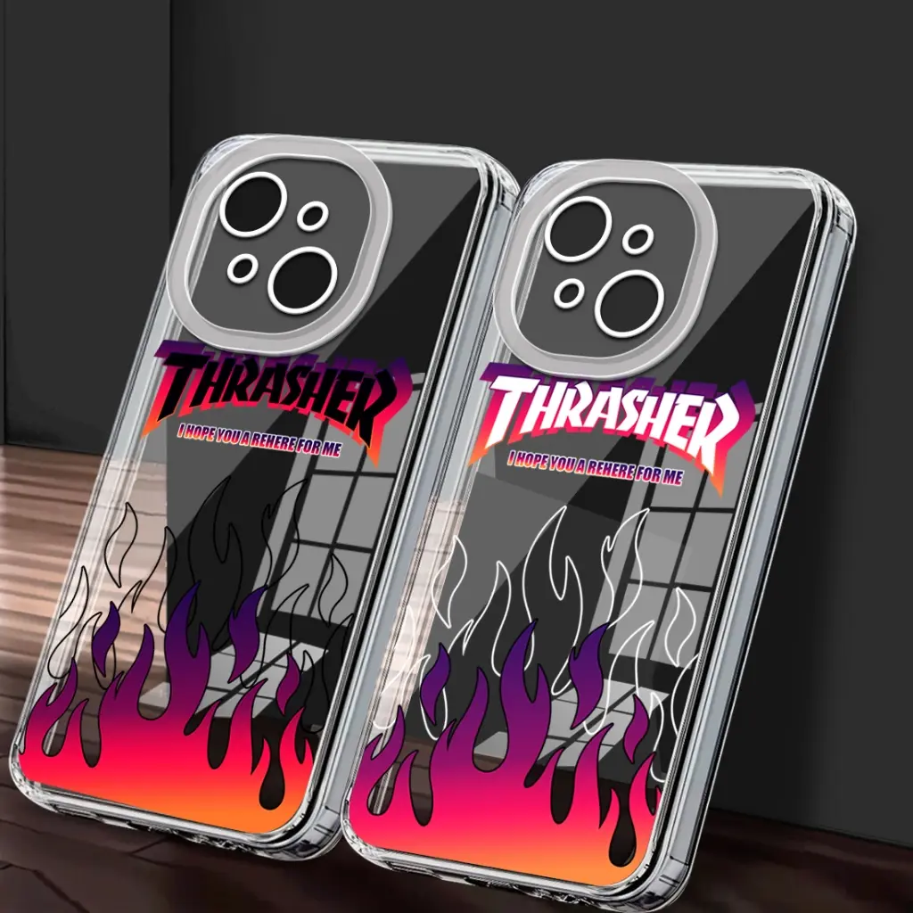 Casing Trand - Casing Hp Ready Untuk Tecno Spark Go 1 Spark 30c 4G Softcase Clear Case Handphone Gambar Branded - BRB10