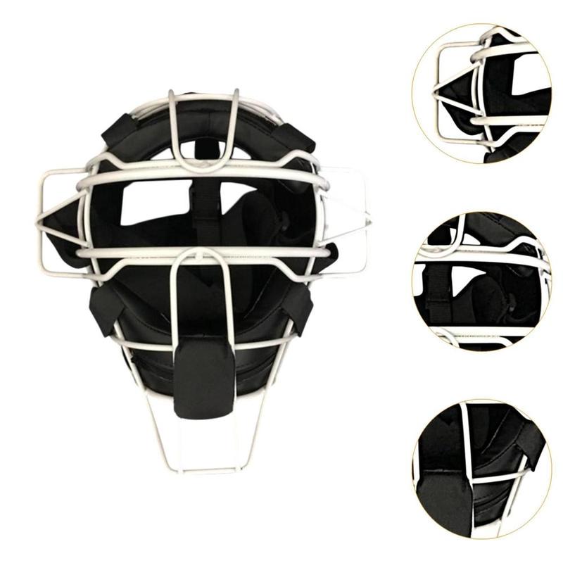 Product Introduction of Baseball Catcher Helmet for Adults Lightweight Shock Absorbing Face Guard 2