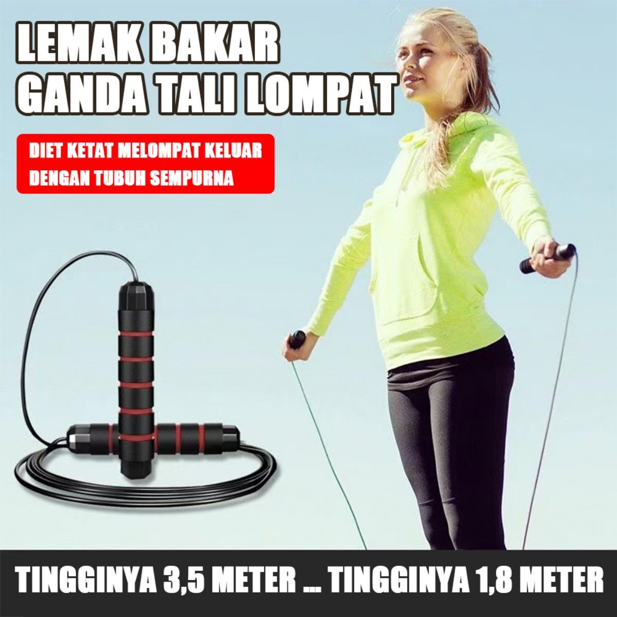 Kawat Latihan Spring Steel Crossfit Dengan Matras Anti Slip 5cm x 30cm, Tang Ergonomis 15cm, Ideal untuk Kardio, Gym, dan Pelatihan Fungsional – Pita Tangkap Kardio tingkat Tinggi 2m