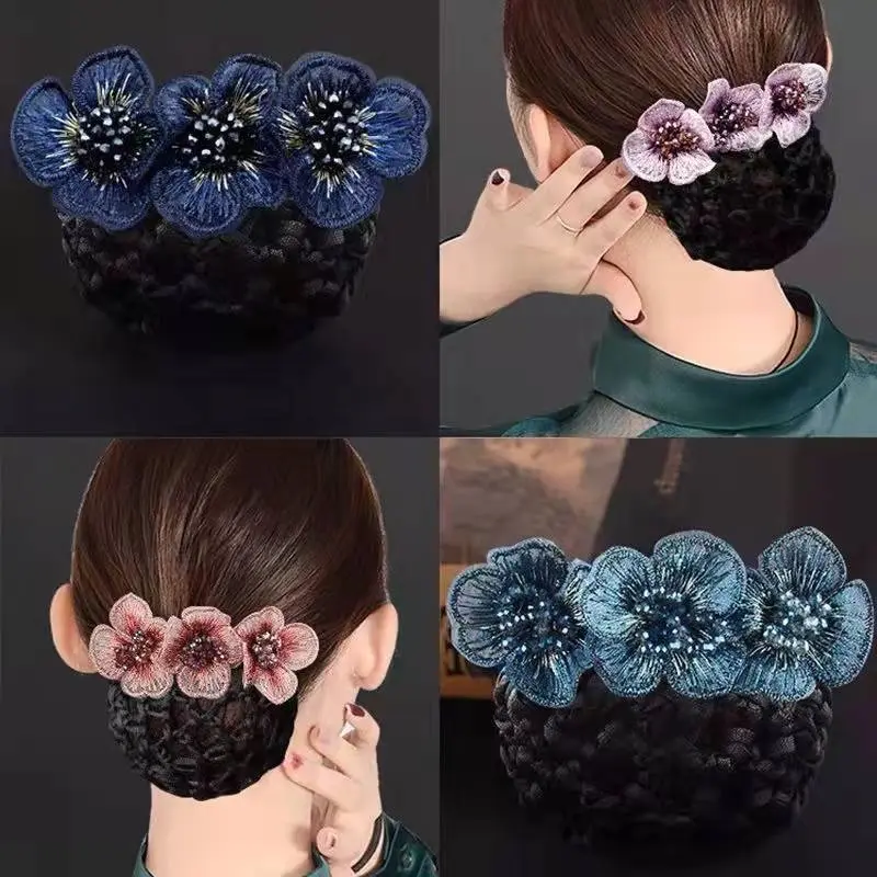 Lưới Chải Tóc Chuyên Nghiệp Hàn Quốc, CindieCindie, Dành Cho Y Tá Và Tiếp Viên, Thanh Lịch Và Thời Trang, Thích Hợp Cho Người Lớn, Kẹp Tóc Bát Ăn, Phụ Kiện cài tóc, Được Vận Chuyển Từ Việt Nam