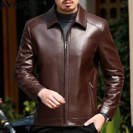 Jaket Kulit Domba Asli Garut Pria 100% original- Garansi Uang Kembali Jika Terbukti bukan asli kulit 3