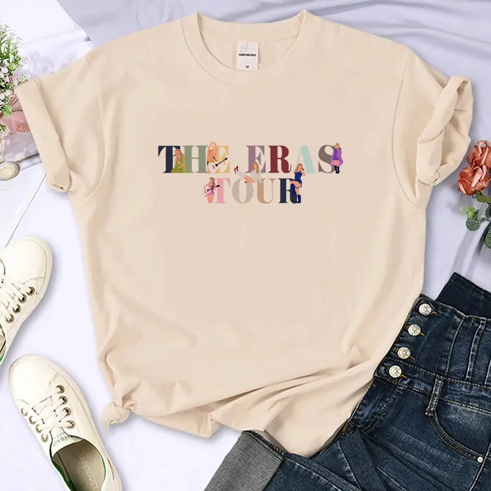 the Eras Tour t shirt women streetwear top girl graphic streetwear designer clothing