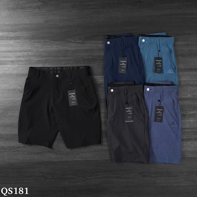 QS181 Quần Short Golf Nam Thời Trang Hãng Timoras Logo Thêu 