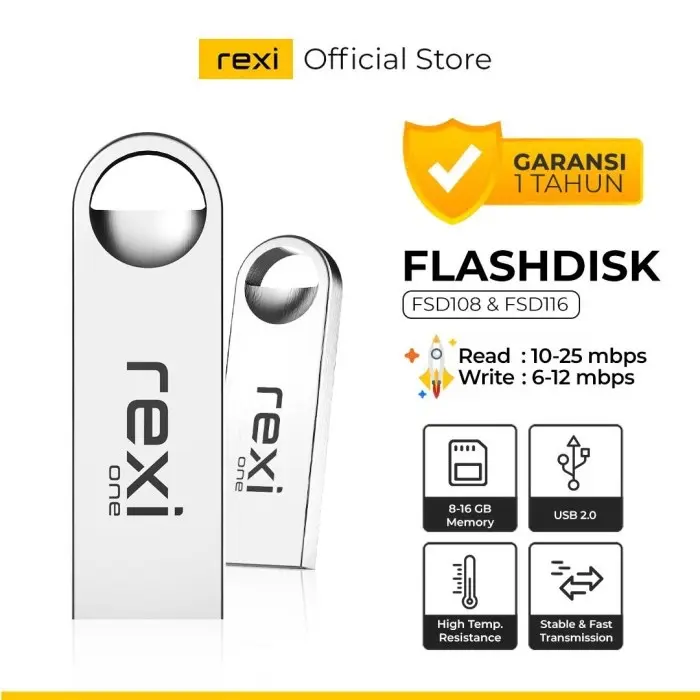 Flashdisk rexi garansi 1 tahun