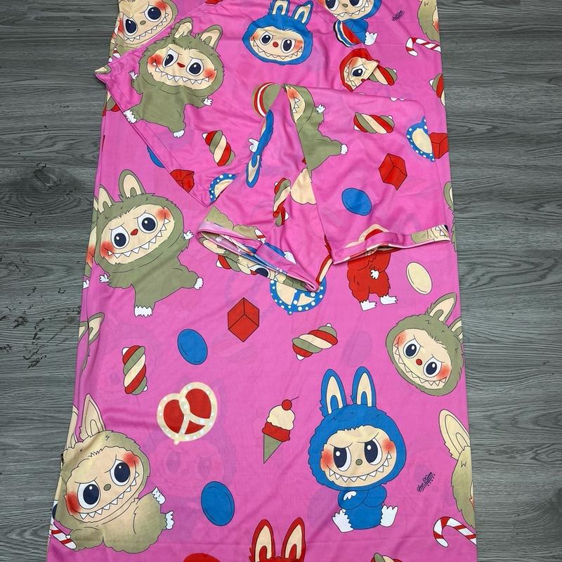 Combo vỏ thun lạnh cao cấp kích thước 65x115 gồm:vỏ nệm,vỏ gối nằm và vỏ gối ôm