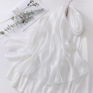 ผ้าพันคอ Organza, ผ้าพันคอไหมเงาสำหรับผู้หญิง, ระดับไฮเอนด์, ผ้าคลุมศีรษะสีดำ, แฟชั่นฤดูใบไม้ผลิและฤดูใบไม้ร่วง, ผ้าพันคอบางอเนกประสงค์ฤดูหนาว, ผ้าพันคอพิมพ์ลาย, สำหรับผู้หญิง