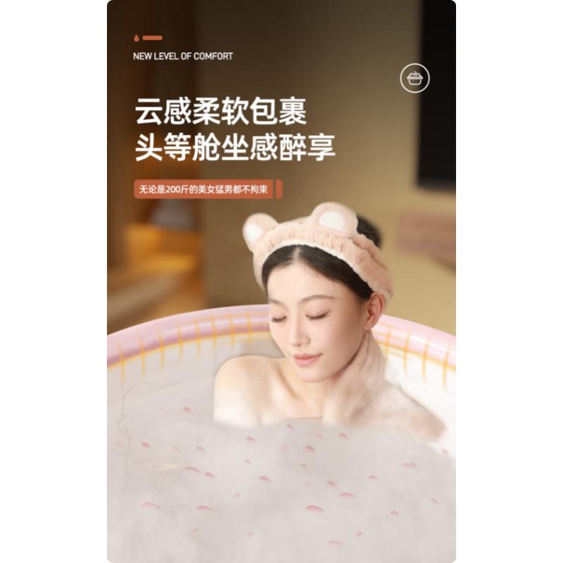 Product Introduction of Folding Bath Bucket, Adult Household Bathtub, Full Body Children's Artifact 28