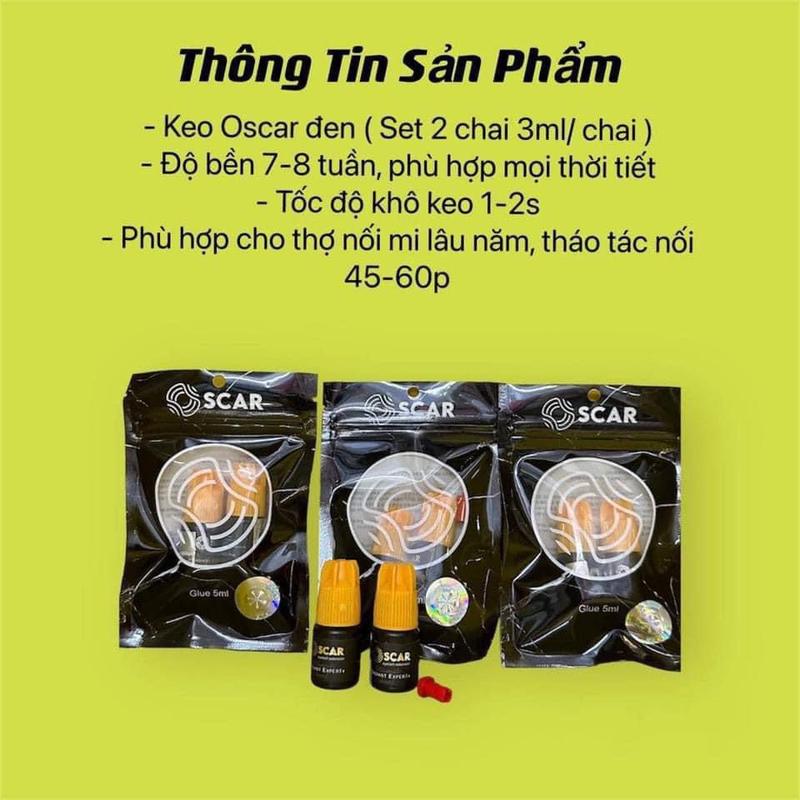 Product Introduction of Keo nối mi Oscar, ít cay, bền 7-8 tuần, dụng cụ nối mi Mỹ Phẩm Cosmetic Trang Điểm Nữ 3
