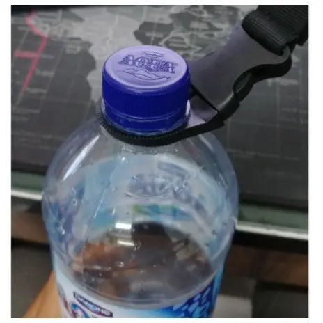 [GANTOLAN BOTOL] - Buckle Hook Botol Minum EDC Backpack Hanger - E-1130-1132 - Black 2