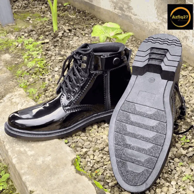 sepatu pdh terbaru Mengkilap Azfiq27 #2