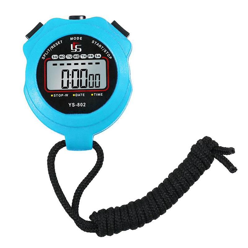 Digital Stopwatch Sports Alarm Clock Running Timer And Code Referee Track Table Fitness W9E6 8