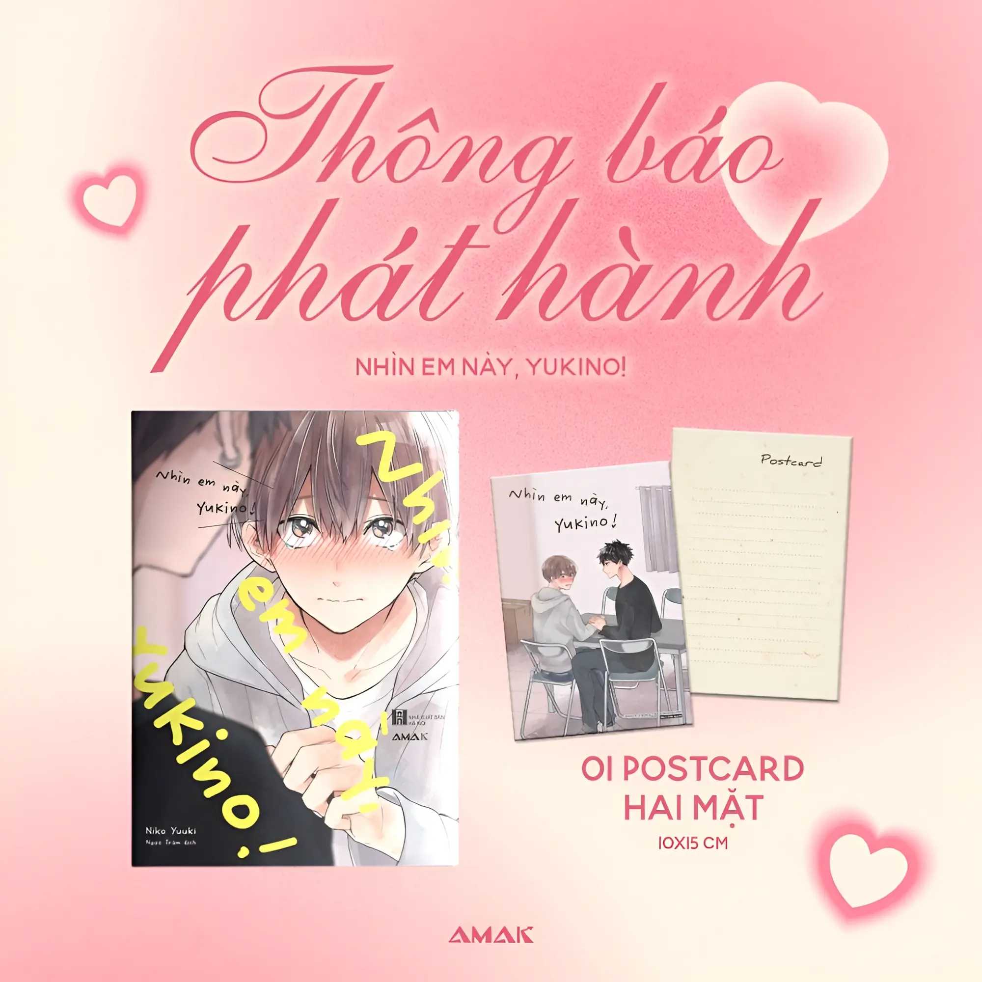 [Manga BL] NHÌN EM NÀY, YUKINO! - Amak Books