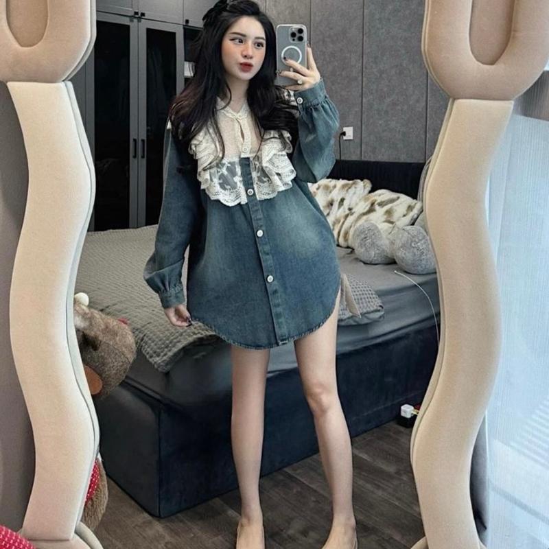 Áo bò cổ zen trắng KAB HangTongQc tay dài nữ Women