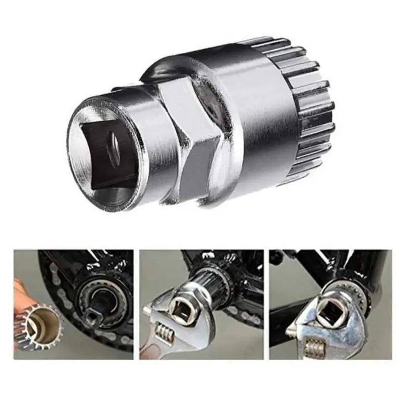 KUNCI ALAT PASANG BB BOTTOM BRACKET sepeda HT 1 BUKA CRANK PEMBUKA KOTAK HT1 mtb lipat fixie bmx anak membuka memasang tool pedal 2
