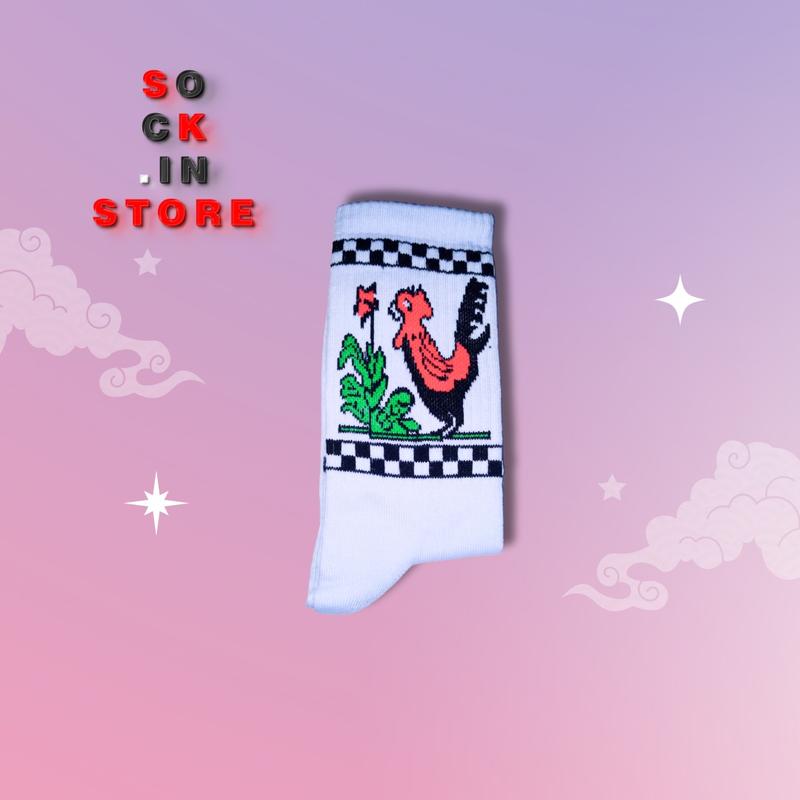 KAOS KAKI AYAM FLOWER PRIA WANITA MURAH 1