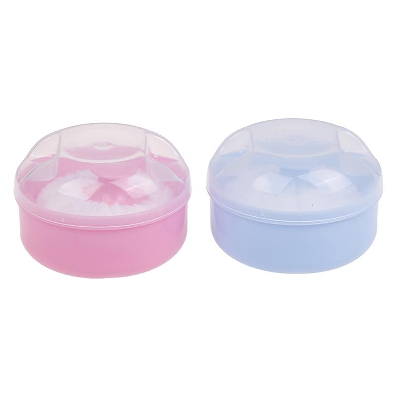 Miếng Bọt Biển Talc Cho Em Bé, 1 Miếng, Dễ Thương, Mềm Mại, Cho Mặt Và Cơ Thể, Mỹ Phẩm, Phồng, Hộp, Hộp Đựng 2