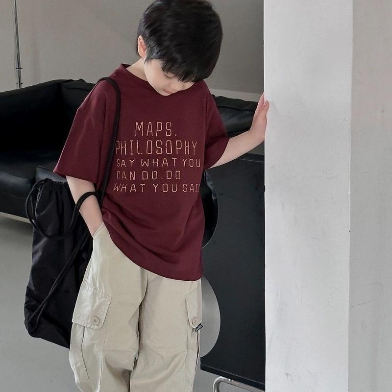 Áo Thun Trẻ Em, Thời Trang, Phong Cách Thường Ngày Làm Bằng 100% Cotton, Áo Thun Ngắn Tay 3