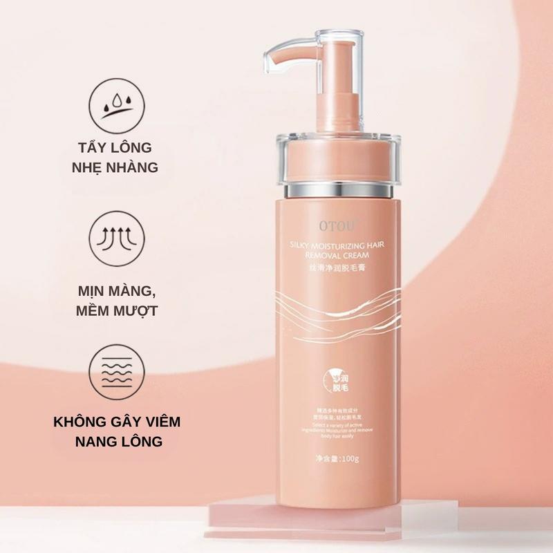 (COMBO 2) Kem Tẩy Lông OTOU Toàn Thân Nách, Tay 120G | Wax Lông An Toàn, Không Đau, Không Kích Ứng, Dành Cho Mọi Loại Da, Dùng Cho Cả Nam Và Nữ 3