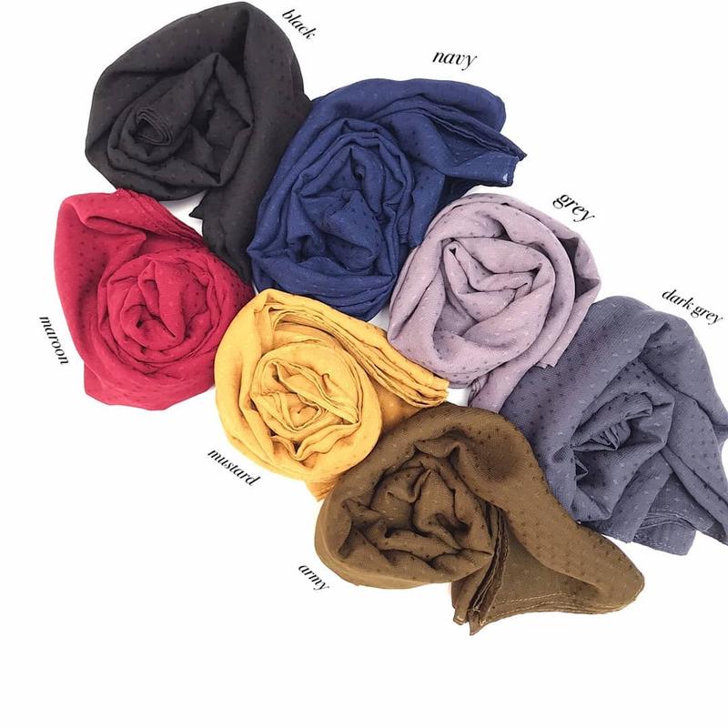 Segi Empat Rubycon Khalisa Scraf/ Jilbab Sekolah Segi Empat Lasercut Terbaru Bahan Vinney Premium Muslim Lembut 6