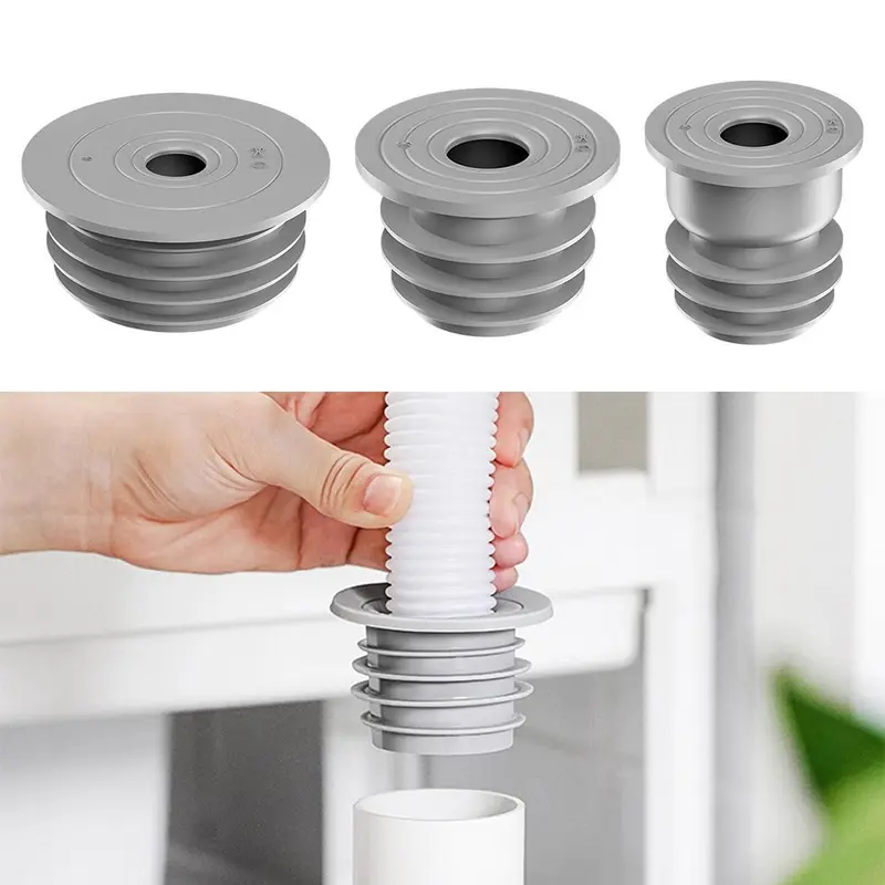 Chất bịt kín đường ống, cho máy giặt, chất bịt kín đường ống thoát nước, chất bịt kín khử mùi, màu xám 0